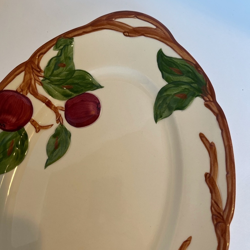 Franciscan Earthenware Platter Apple Pattern - Picture 3 of 9